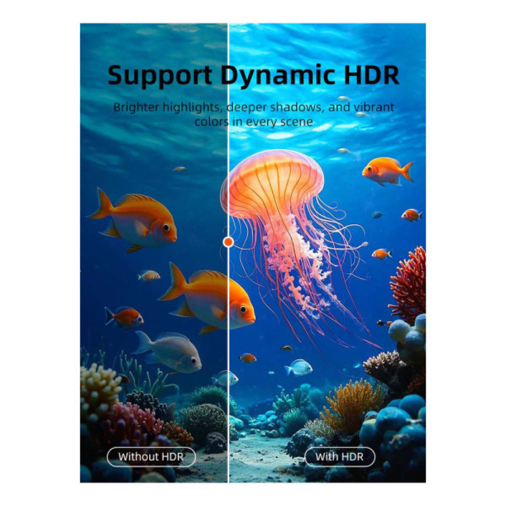 Кабель мультимедійний HDMI M to HDMI M 2.0m V2.1 8K60Hz Cabletime (CA915910)