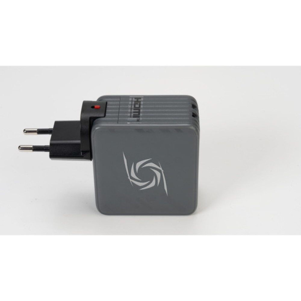 Зарядний пристрій AVerMedia GC313 CORE GO 100W 2хUSB-С 1хUSB-A 1xHDMI black (40AAGC313AWN)