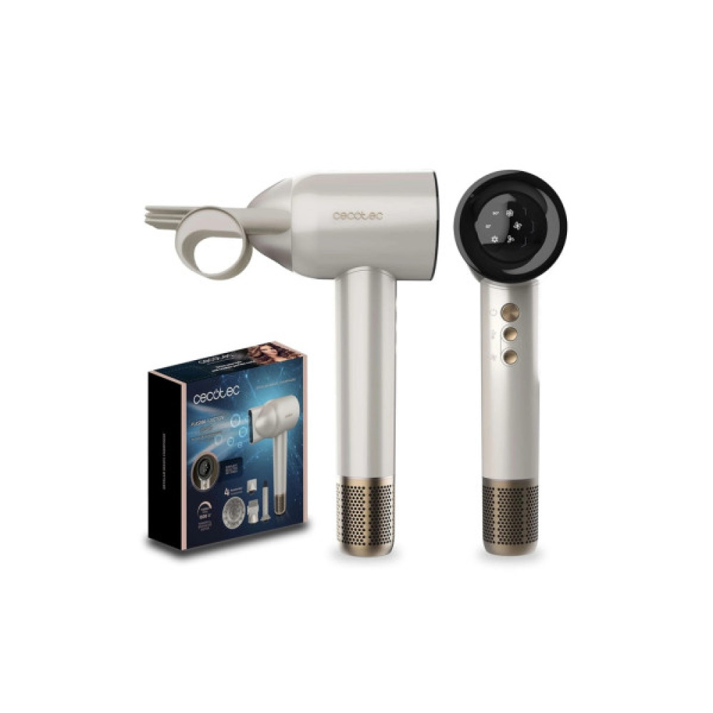 Фен Cecotec DryGlam Waves Champagne 4in1 (A01_EU01_103715)
