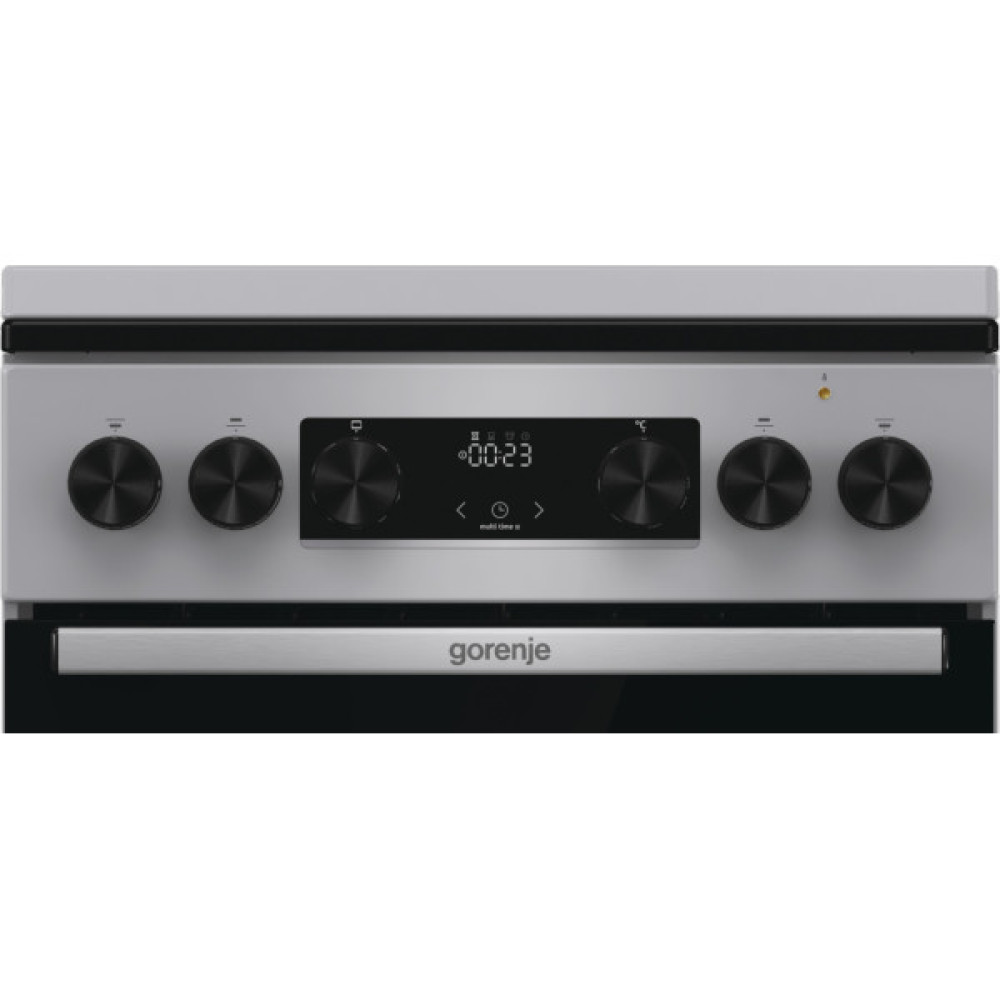 Плита Gorenje комбінована, 70л, 50x60см, дисплей, IconLed, емальовані, нерж