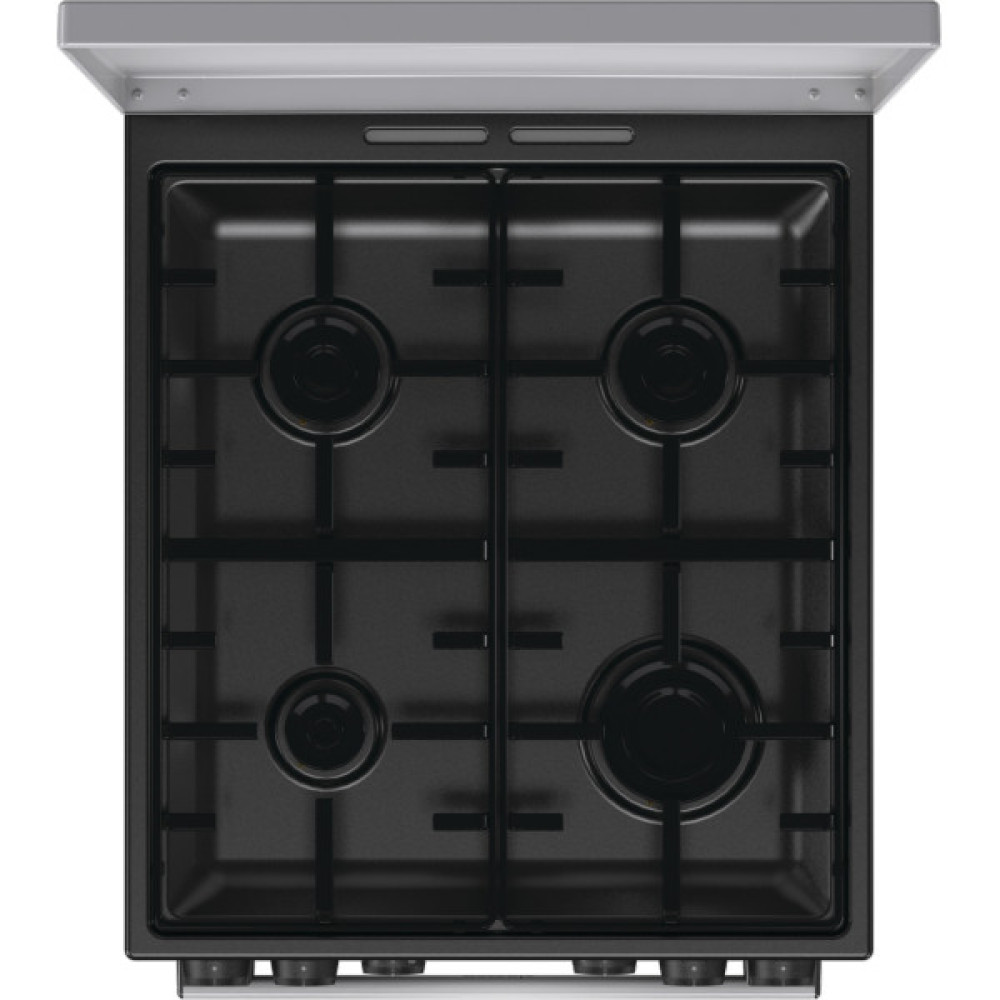 Плита Gorenje комбінована, 70л, 50x60см, дисплей, IconLed, емальовані, нерж