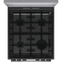 Плита Gorenje комбінована, 70л, 50x60см, дисплей, IconLed, емальовані, нерж