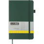 Книга записна Buromax Etalon 125x195 мм 96 аркушів в клітинку обкладинка зі штучної шкіри Зелена (BM.291160-04) Книга записна Buromax Etalon 125x195 мм 96 аркушів в клітинку обкладинка зі штучної шкіри Зелена (BM.291160-04)