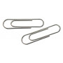 Скріпки канцелярські Axent rounded, nickel-plated, 28 мм, 100 шт. (4101-А)