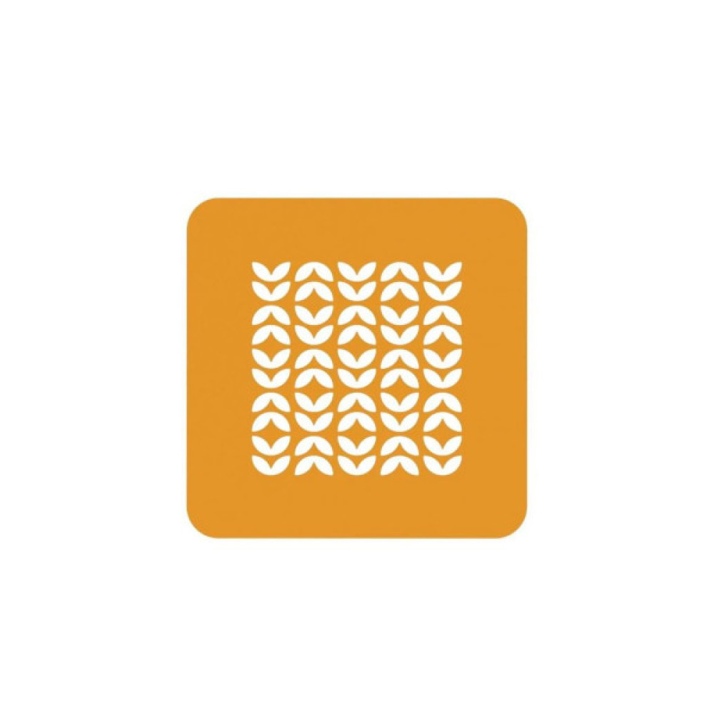 Кондитерський килимок Silikomart для декорування "Листя" 100x100 мм h 1 мм 2 шт (STENCIL FOLIAGE)