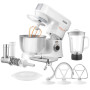 Кухонна машина Sencor 1000Вт, чаша-метал, корпус-пластик, насадок-12, білий