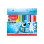 Фломастери Maped Color Peps Ocean 18 кольорів (MP.845721) Фломастери Maped Color Peps Ocean 18 кольорів (MP.845721)