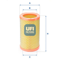Повітряний фільтр для автомобіля UFI 27.824.00