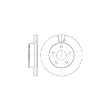 Гальмівний диск REMSA 6626.10