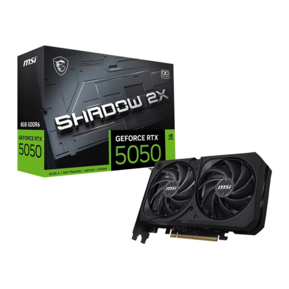 Відеокарта MSI GeForce RTX5050 8Gb SHADOW 2X OC (RTX 5050 8G SHADOW 2X OC)
