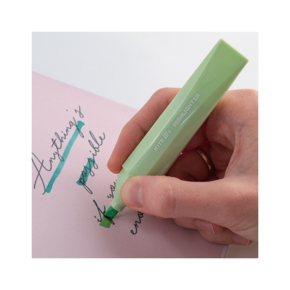 Набір маркерів Kite Highlighter Creative Glitter, набір з 4-х кольорів (K24-1146-4)