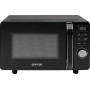 Мікрохвильова піч Gorenje, 20л, електр. керув., 700Вт, гриль, дисплей, чорний