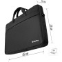 Сумка для ноутбука ColorWay 17.3" Modern Black (CW-LBM173-BK) Сумка для ноутбука ColorWay 17.3" Modern Black (CW-LBM173-BK)
