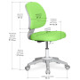 Дитяче крісло Evo-kids Limpi Green (Y-212 KZ) Дитяче крісло Evo-kids Limpi Green (Y-212 KZ)