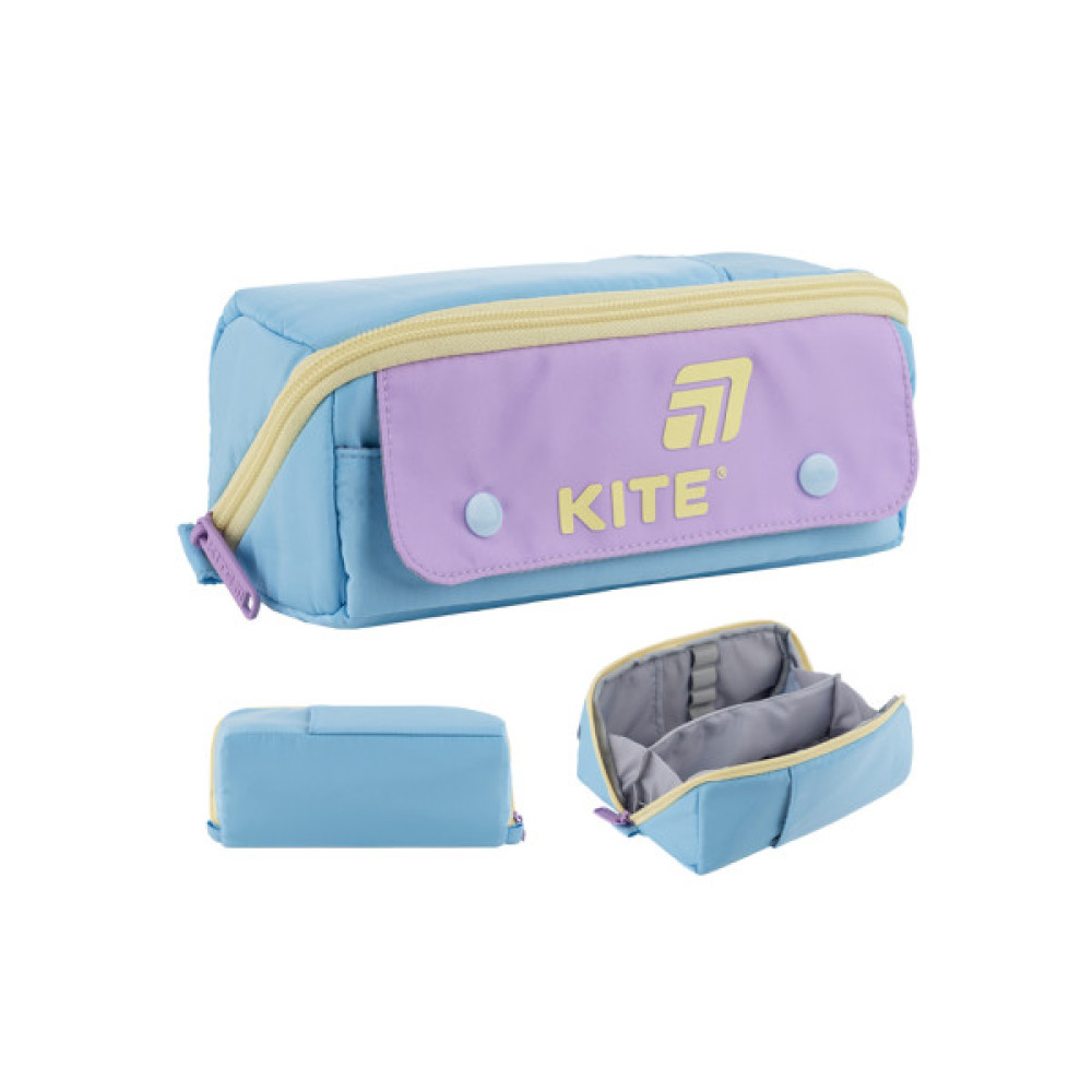 Пенал Kite 2702-4 блакитно-фіолетовий (K25-2702-4)
