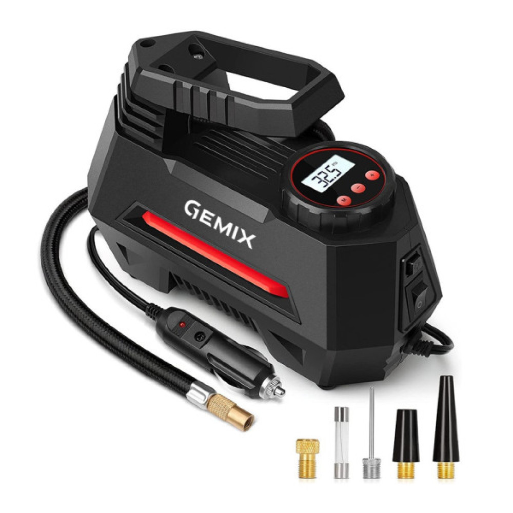 Автомобільний компресор Gemix Model M black/red (10700097) Автомобільний компресор Gemix Model M black/red (10700097)