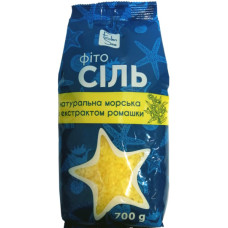 Сіль для ванн ElenSee Натуральна морська з екстрактом ромашки 700 г (4820098542536)