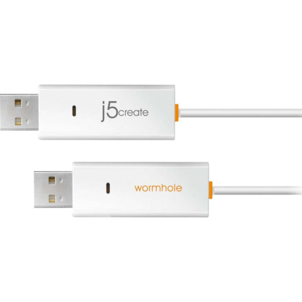 Дата кабель USB 2.0 AM/AM 1.8m Windows & Mac J5create (JUC400-N)