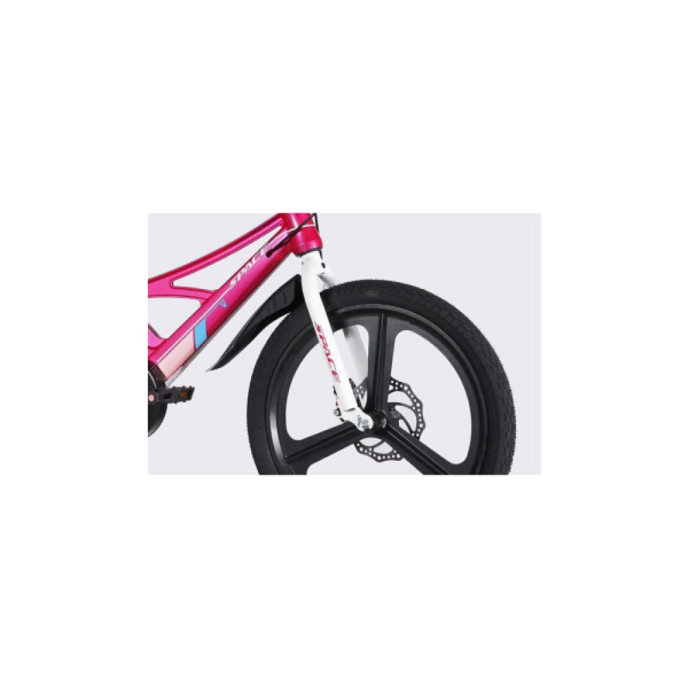 Велосипед Space 20" KID STAR DD рама-11" MG 2026 рожевий з білим (OPS-SK-20-047)