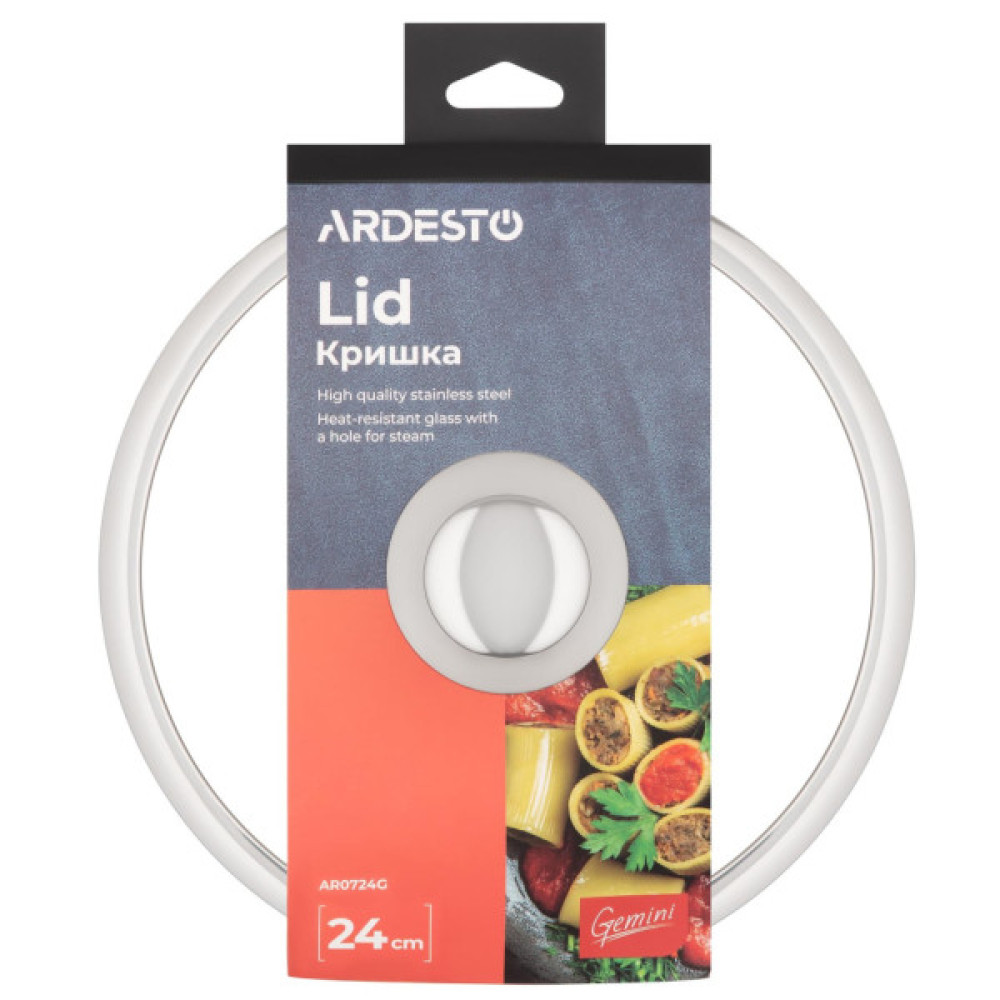 Кришка для посуду ARDESTO Gemini 24 см (AR0724G)
