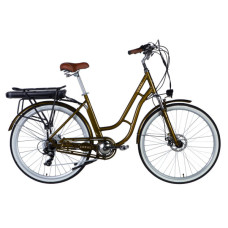 Електровелосипед Dorozhnik 28" eCORAL DD FR рама-19" 48B 17.5А*г 500Вт 2026 бронзовий (ELB-D-28-119)