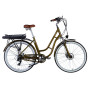 Електровелосипед Dorozhnik 28" eCORAL DD FR рама-19" 48B 17.5А*г 500Вт 2026 бронзовий (ELB-D-28-119)