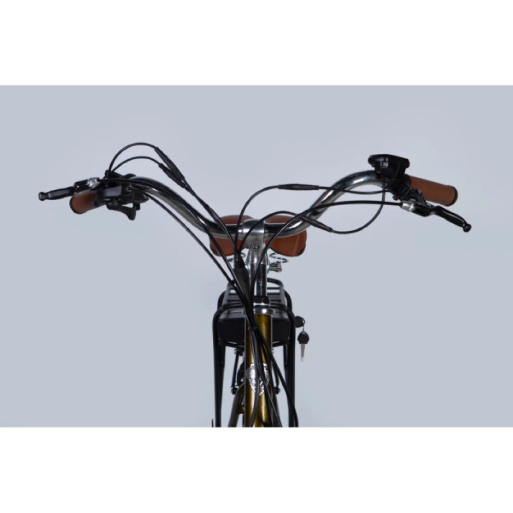 Електровелосипед Dorozhnik 28" eCORAL DD FR рама-19" 48B 17.5А*г 500Вт 2026 бронзовий (ELB-D-28-119)