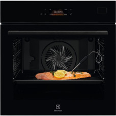 Духова шафа Electrolux електрична, 70л, А++, пара, дисплей, конвекція, ф-ція пароварки, телескопічні напрямні, чорний