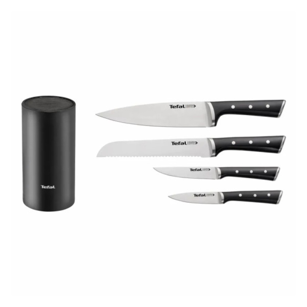 Набір ножів Tefal Ice Force,у пластиковій колоді, 4шт, нержавіюча сталь, пласт (K2325S75)