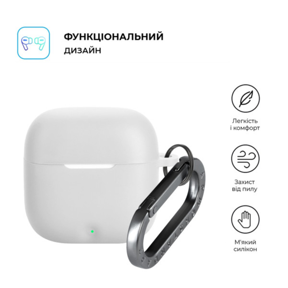 Чохол для навушників Armorstandart Hang Case For OPPO Enco Buds3 White (ARM88033)