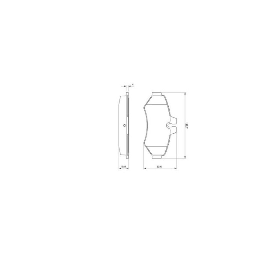 Гальмівні колодки Bosch 0 986 424 516 Гальмівні колодки Bosch 0 986 424 516