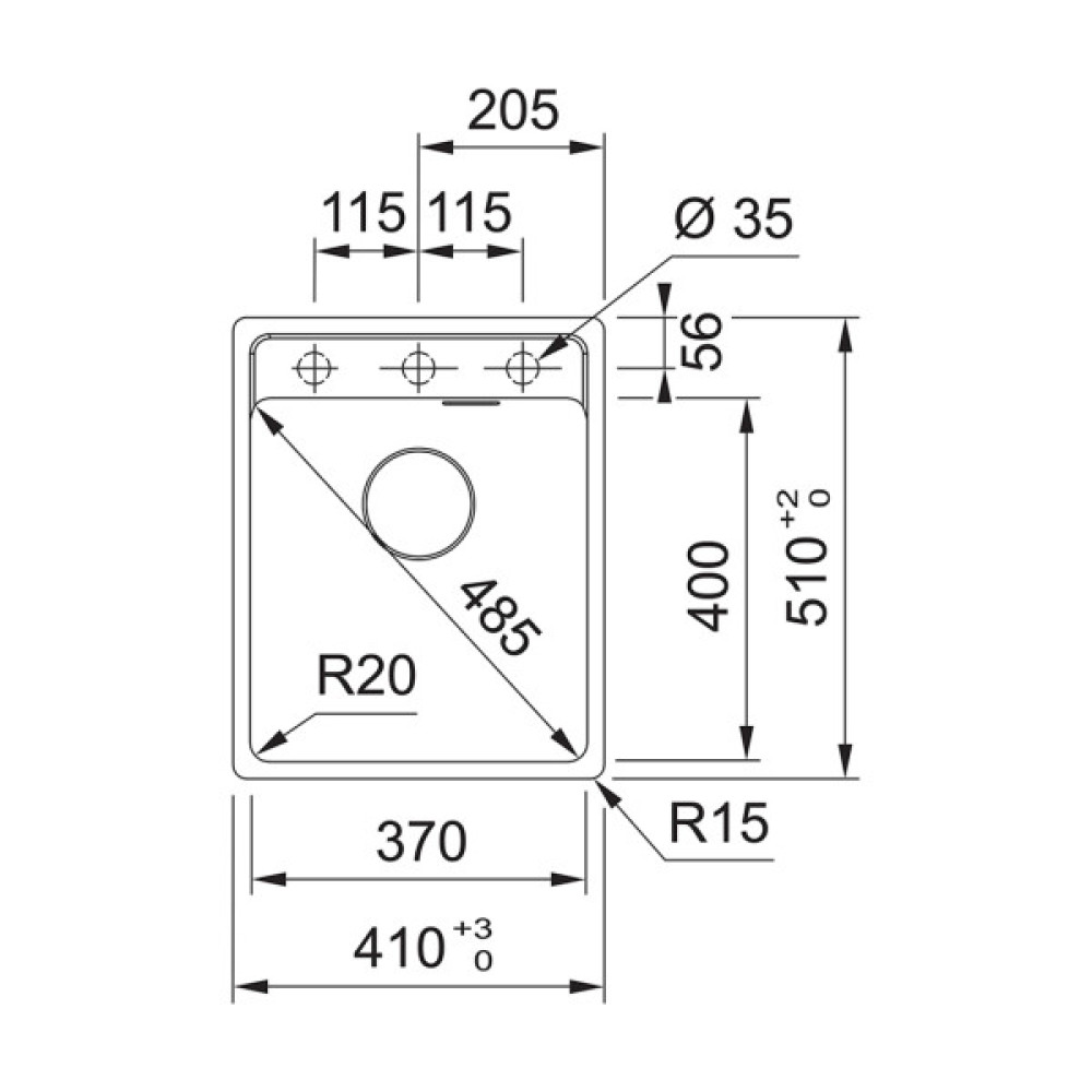 Мийка кухонна Franke Maris MRG 610-37 TL (114.0668.864)