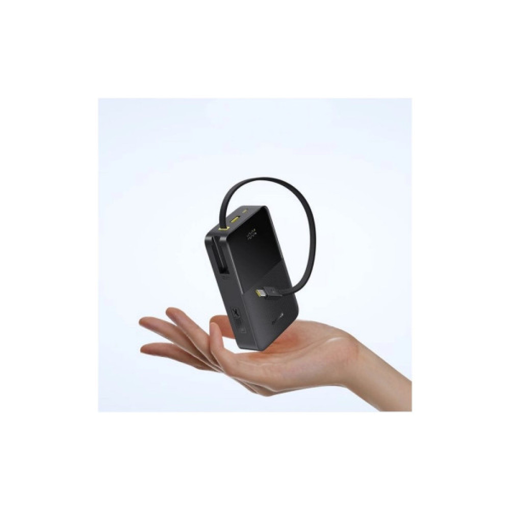 Батарея універсальна Baseus EnerFill FC51 Bipow2 Pro 20000mAh 22,5W build-in cable USB-C black (E0027701)