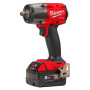 Гайковерт ударний акумуляторний Milwaukee M18 FMTIW2F12-502X 18В АКБ 2х5А·год 881Нм 0-2575об/хв 1/2" ЗП M12-18FC кейс 6.28кг