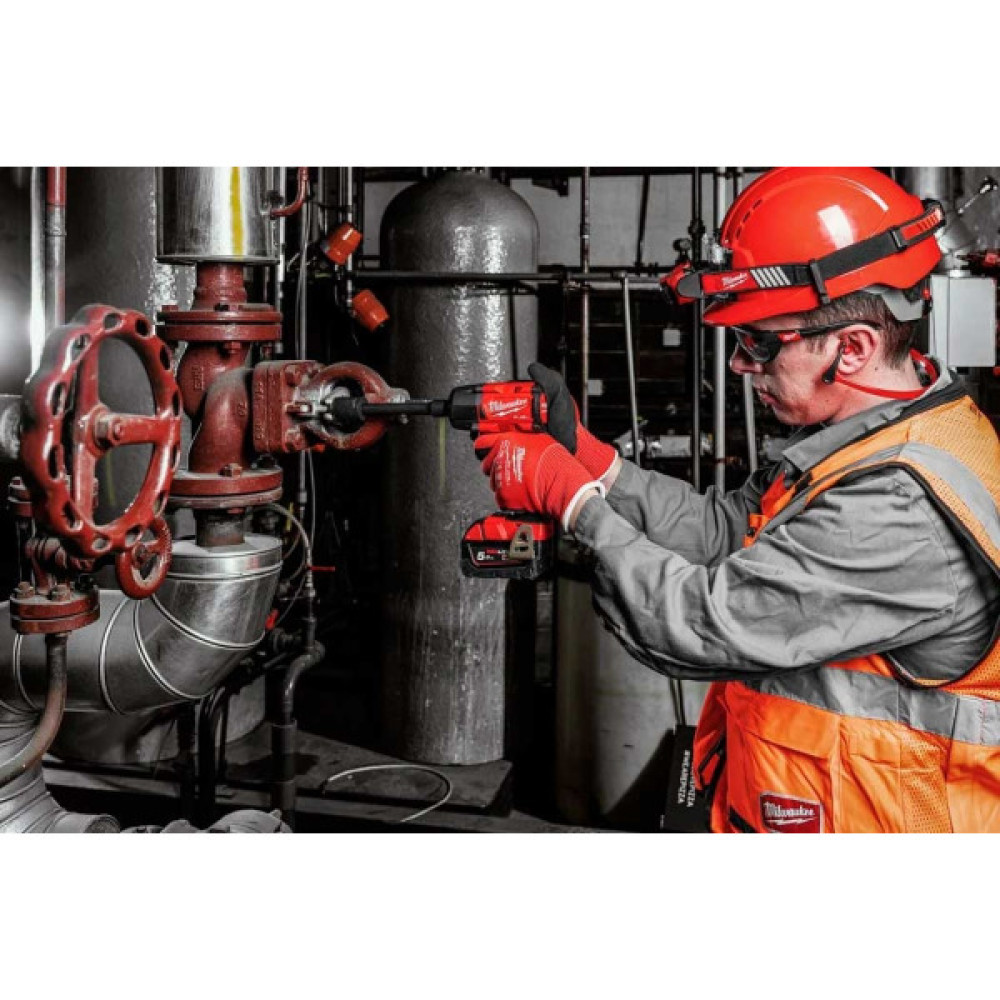 Гайковерт ударний акумуляторний Milwaukee M18 FMTIW2F12-502X 18В АКБ 2х5А·год 881Нм 0-2575об/хв 1/2" ЗП M12-18FC кейс 6.28кг