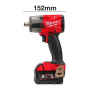 Гайковерт ударний акумуляторний Milwaukee M18 FMTIW2F12-502X 18В АКБ 2х5А·год 881Нм 0-2575об/хв 1/2" ЗП M12-18FC кейс 6.28кг