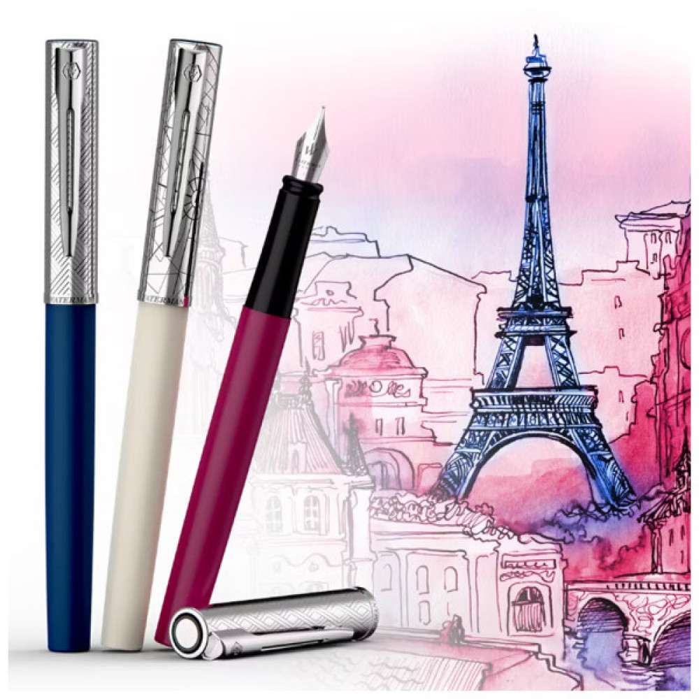 Ручка пір'яна Waterman ALLURE Deluxe Pink CT  FP F (13 402)