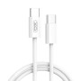 Дата кабель USB-C to USB-C 1.0m 60W White XO (XO-NB-Q259-WH) Дата кабель USB-C to USB-C 1.0m 60W White XO (XO-NB-Q259-WH)