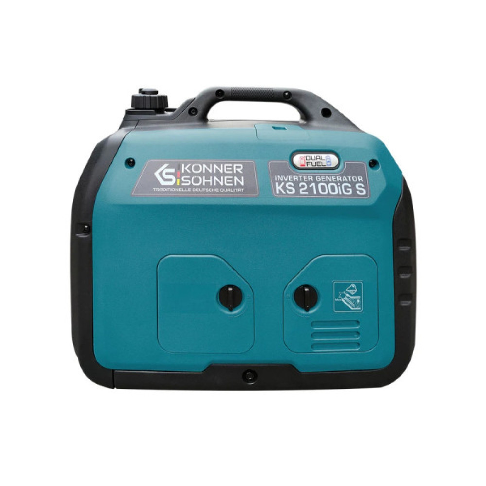 Генератор газобензиновий інверторний Konner&Sohnen KS 2100IGS, 230В, 2.0кВт, ручний стартер, 19кг