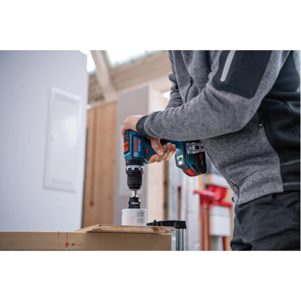 Шурупокрут-дриль акумуляторний Bosch Professional GSB 18V-90 C 18В 2х4А·год 36·64Нм 0-630·0-2100об/хв 1.2кг