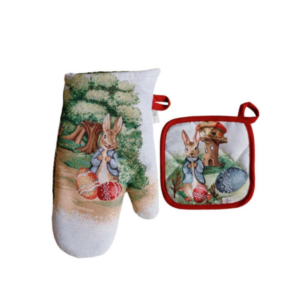 Кухонна прихватка Прованс Рукавичка Галявина 32х16 (034329)