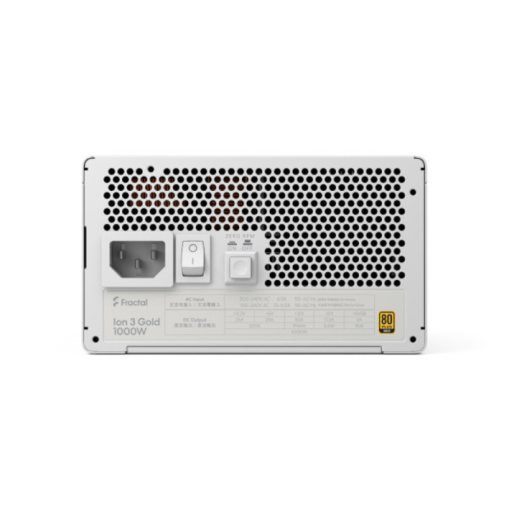 FRACTAL DESIGN Ion 3 Gold 1000W White, EU (FD-P-IA3G-101-EU-WT)