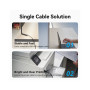 Дата кабель USB 2.0 AM/AF 5.0m Active black Vention (CBKBJ)