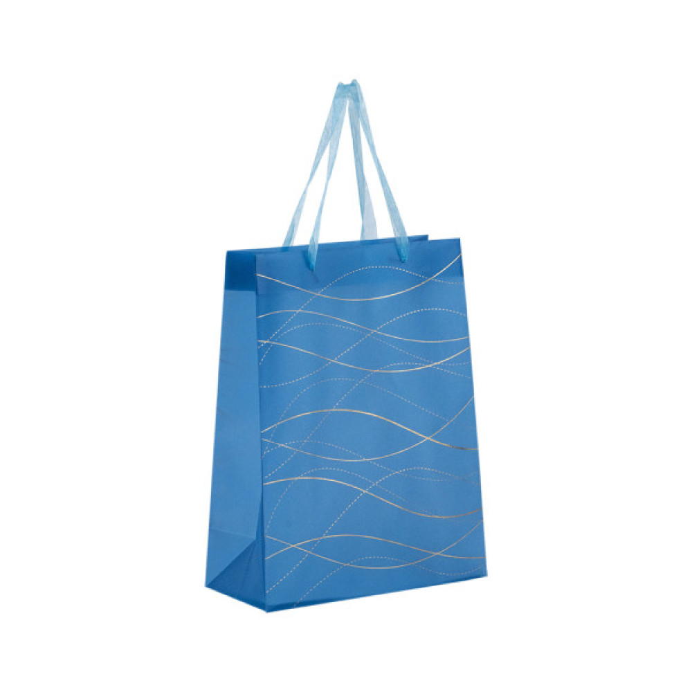 Подарунковий пакет Axent пластиковий Waves-2, 25х19 см (8503-30-A)