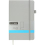 Книга записна Buromax Etalon 125x195 мм 96 аркушів в точку обкладинка зі штучної шкіри Срібна (BM.291360-24) Книга записна Buromax Etalon 125x195 мм 96 аркушів в точку обкладинка зі штучної шкіри Срібна (BM.291360-24)
