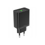 Зарядний пристрій Vention 1xUSB 18W (USB-A) QC3.0 black (FABB0-EU) Зарядний пристрій Vention 1xUSB 18W (USB-A) QC3.0 black (FABB0-EU)
