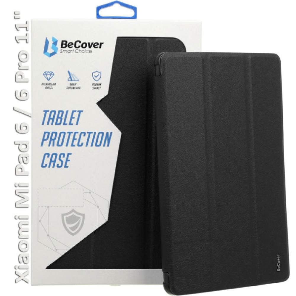 Чохол до планшета BeCover TPU Edge stylus mount Xiaomi Mi Pad 6 / 6 Pro 11" Black (709558) Чохол до планшета BeCover TPU Edge stylus mount Xiaomi Mi Pad 6 / 6 Pro 11" Black (709558)