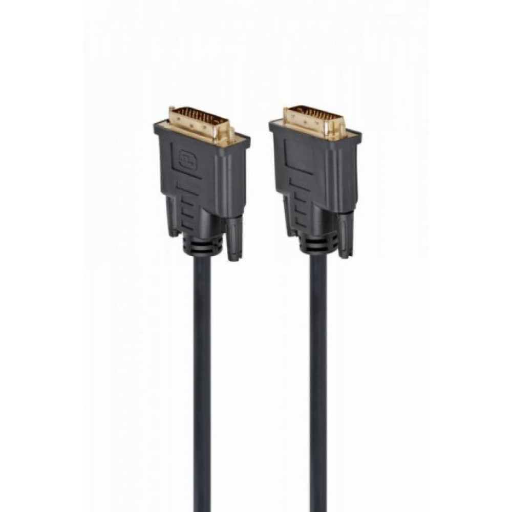 Кабель мультимедійний DVI M to DVI M 3.0m 24+1pin Cablexpert (CC-DVI2-BK-10)