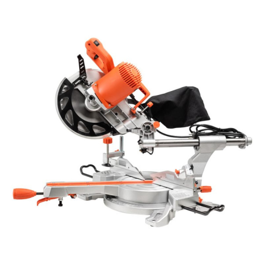 Пила торцювальна Tekhmann TMS-2425 з протяжкою 2400Вт диск 255мм довжина різу 340мм 15кг