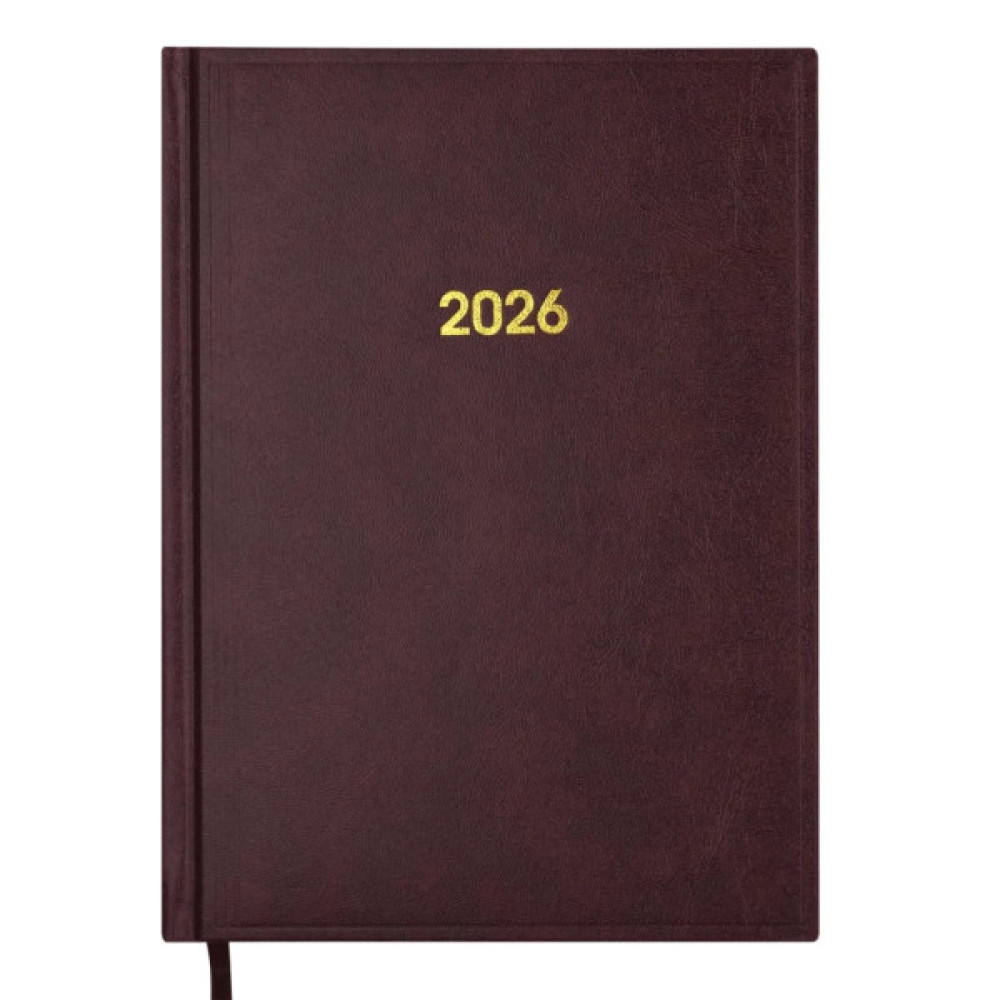Тижневик Buromax датований 2026 BASE (Miradur) A5 бордовий (BM.2108-13)